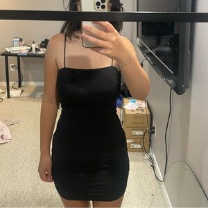 Black Spaghetti Strap Dress